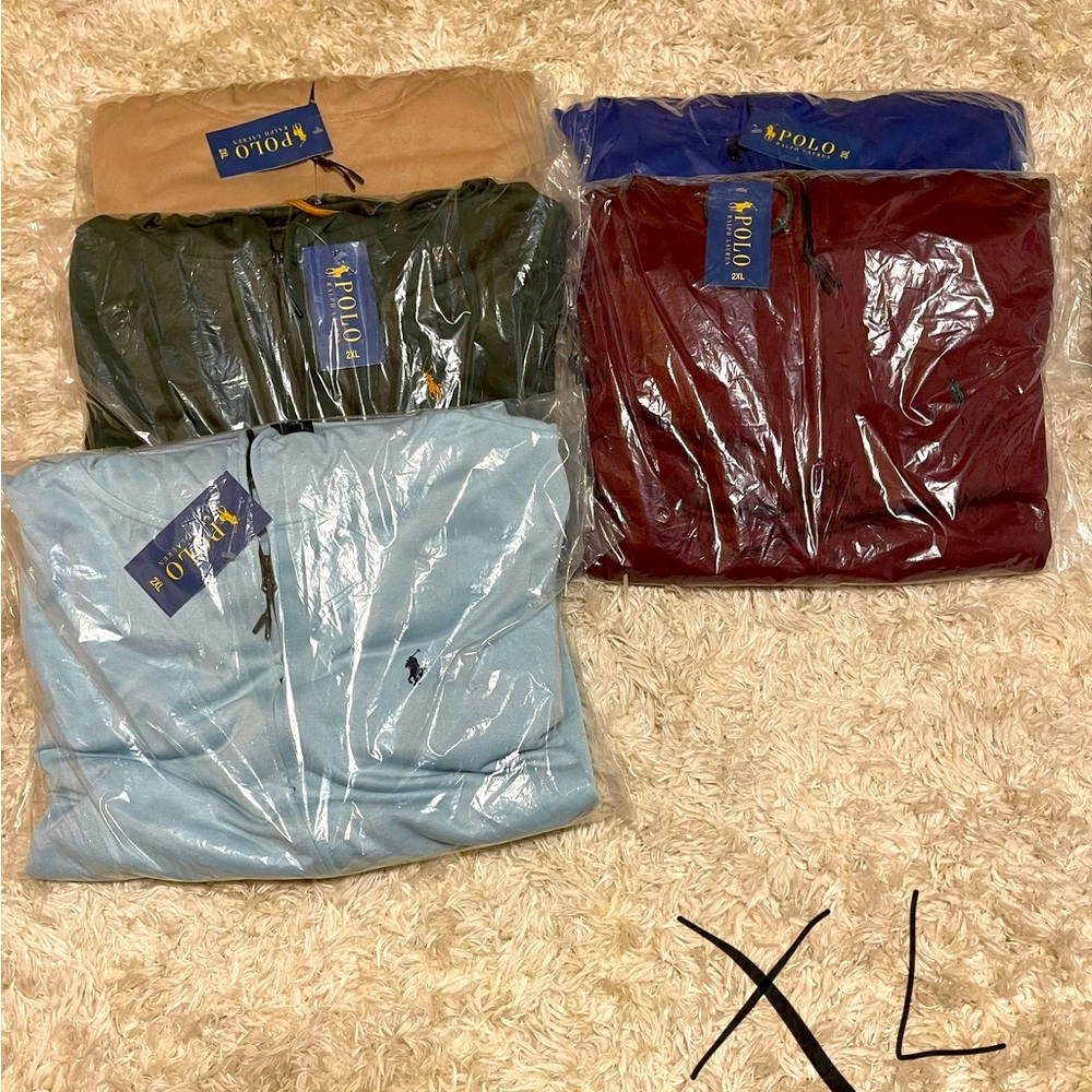 XL POLO MEN’S SWEATSUITS. COLORS AS SHOWN